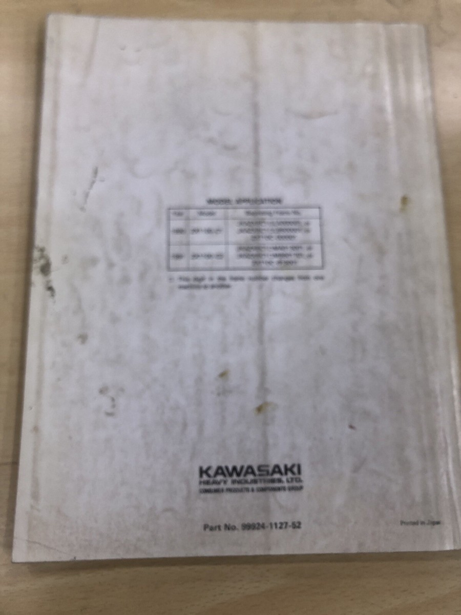 書36 1990-1991 KAWASAKI ZX1100 NINJAZX-11 OEM SERVICE MANUAL