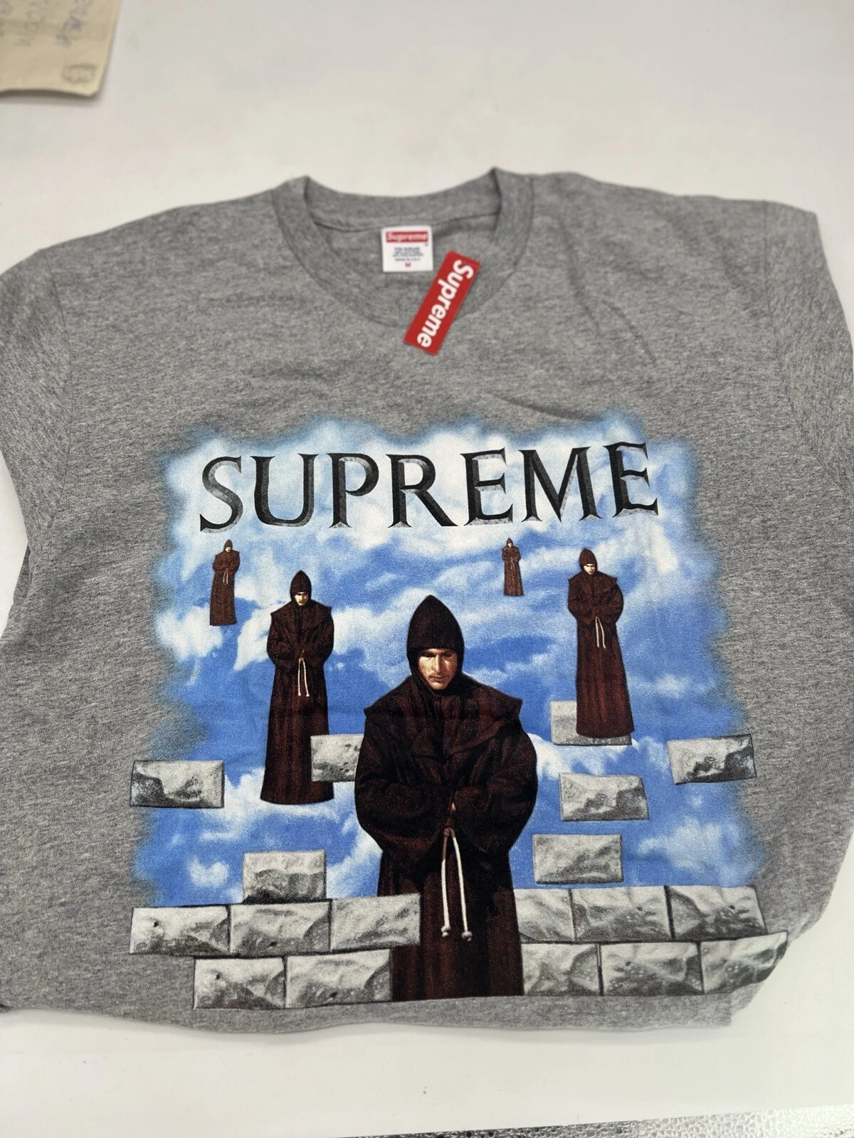 T shirt SUPREME Lévitation Taille Gris Bruyère FW19 2019 New York Tee