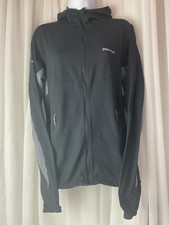 Marmot Womens Size S/P Hoodie Black Gray Long Sleeve Full Zip Pockets