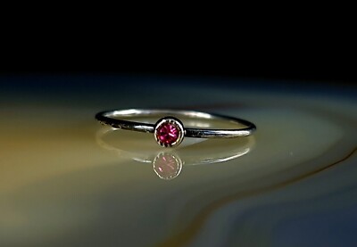 Ring Silber 925 rosa Zirkonia putzig & filigran 16 mm silver anello