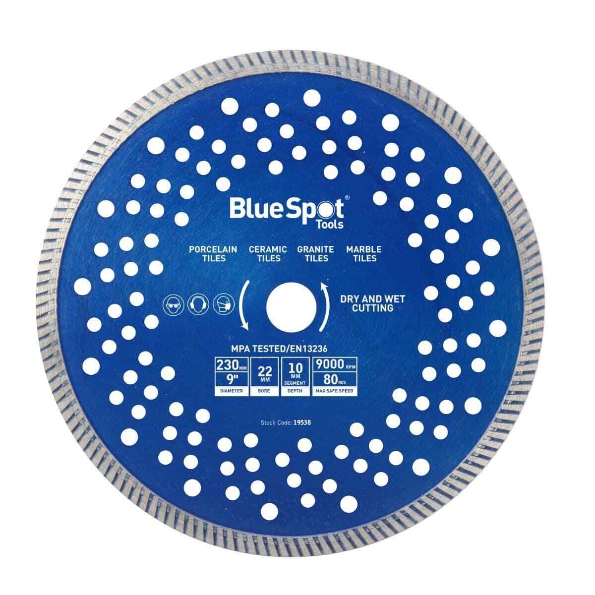 Blue Spot 19538 Turbo Cutting Disc 230mm