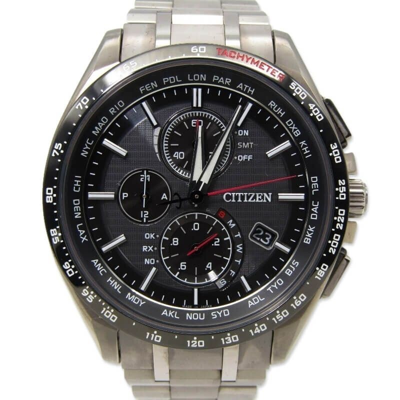 Citizen Attesa AT8144-51E Cal.H804 Titanium Eco Drive Solar Mens