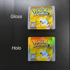Replacement label sticker Pokemon Gambeboy Yellow