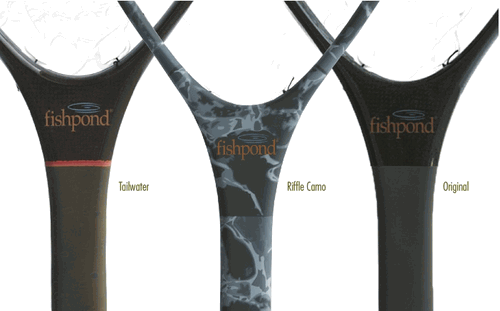 FISHPOND NOMAD MID-LENGTH TAILWATER LANDING NET LIGHT CARBON FIBER, RUBBER BAG - Picture 3 of 3