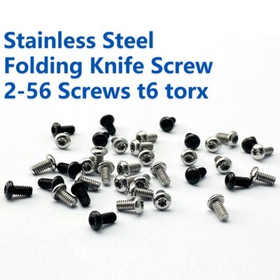5PC Stainless Steel 2-56 T6 Torx Screws Back Clip Screw for Benchmade Bugout 535