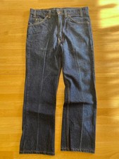 Levis 517 Bootcut orange tab 1998 vintage dark wash tagged 33 x 29 made in usa