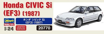 Honda CIVIC EFシリーズ プラモデル 3点セット Honda CIVIC EFシリーズ プラモデル 3点セット