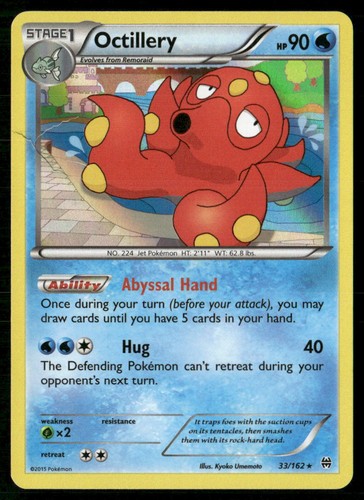 Octillery 33/162 Holo Rare BREAKthrough Pokemon Heavily Played