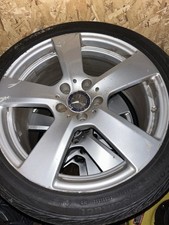 Mercedes 18in rims with 3 good Goodyear continental tires 6/10 tread 245 40 R18