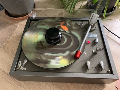 PLATTENSPIELER H3L5 PIERRE CLEMENT PHONO RÖHRENVORVERSTÄRKER MIT ZELLE 33 U/min