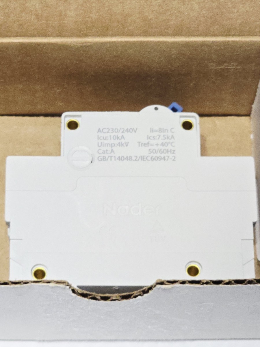 Nader NDB1-125 125A BREAKER 230/240V~ GB/TI 4048.2 IEC60947-2 New