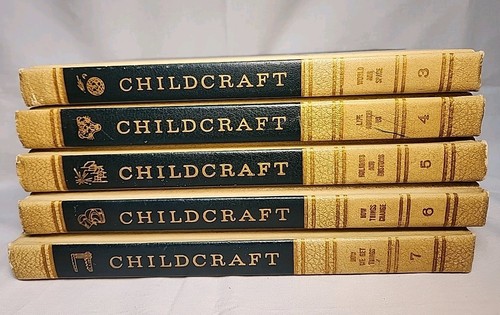 Childcraft Books 1966 Edition (HB)"The How and Why Library." Incomplete~Vol 3-7