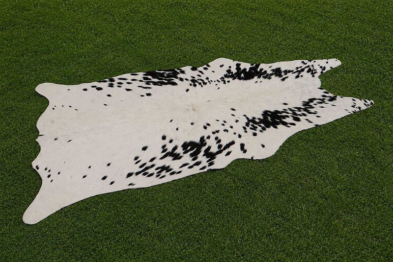 100% New Cowhide Rugs Area Cow Skin Leather (47" x 37") Cow hide SA-2820