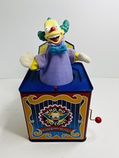 The Simpsons Krusty The Clown Jack in the Box Rocket USA Toy 2002 Works Great