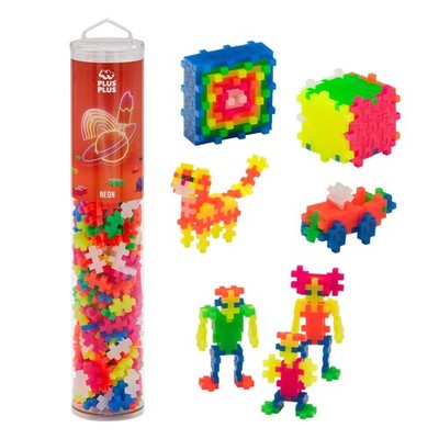 PLUS PLUS 240 Piece Interlocking Building Blocks for Kids, Open Ended Connect...