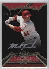 2013 Topps Tier One On the Rise Silver Ink 5/10 Mark Trumbo #ORA-MTR Auto 0qo1
