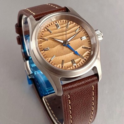 Wave Texture Pilot 36mm Sapphire Glass 20ATM NH34 GMT Automatic Men Dive Watch