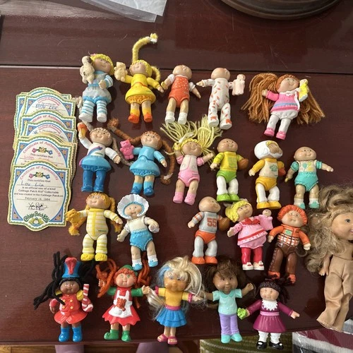 VTG Cabbage Patch Kids Mini Poseable Doll Figures & Figurines Piece Lot 22