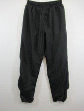 Vintage 90s Voit Nylon Windbreaker Track Pants Men Small Black Pockets Lined