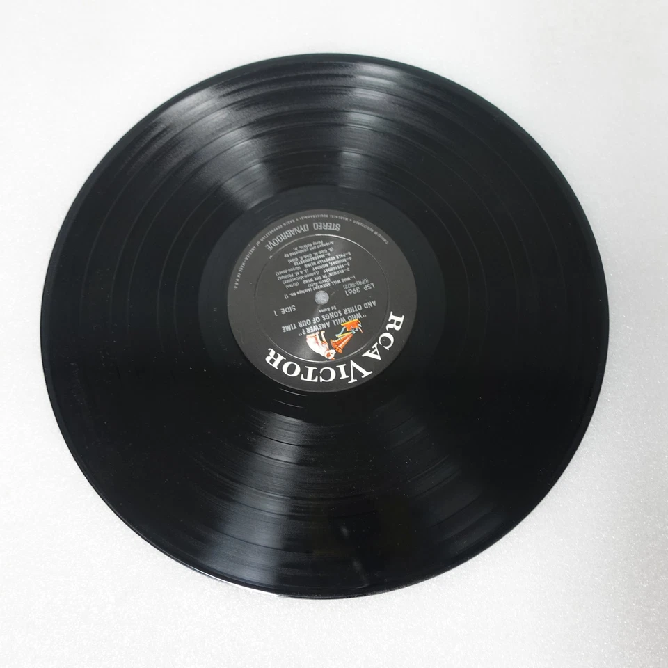 Ed Ames Who Will Answer LP Vinyl Album Record Pop Foto 3 de 4