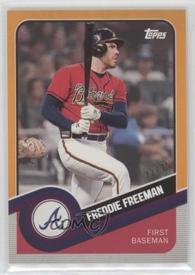 2020 Topps Brooklyn Collection Orange 22/25 Freddie Freeman #10 0l7e