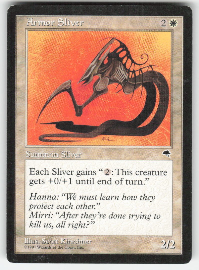 1997 Armor Sliver Tempest 4 MTG