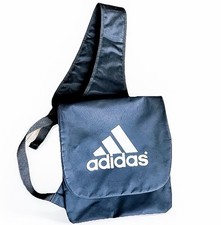 Adidas Black Sling Bag Crossbody Chest Pack Logo Adjustable Strap