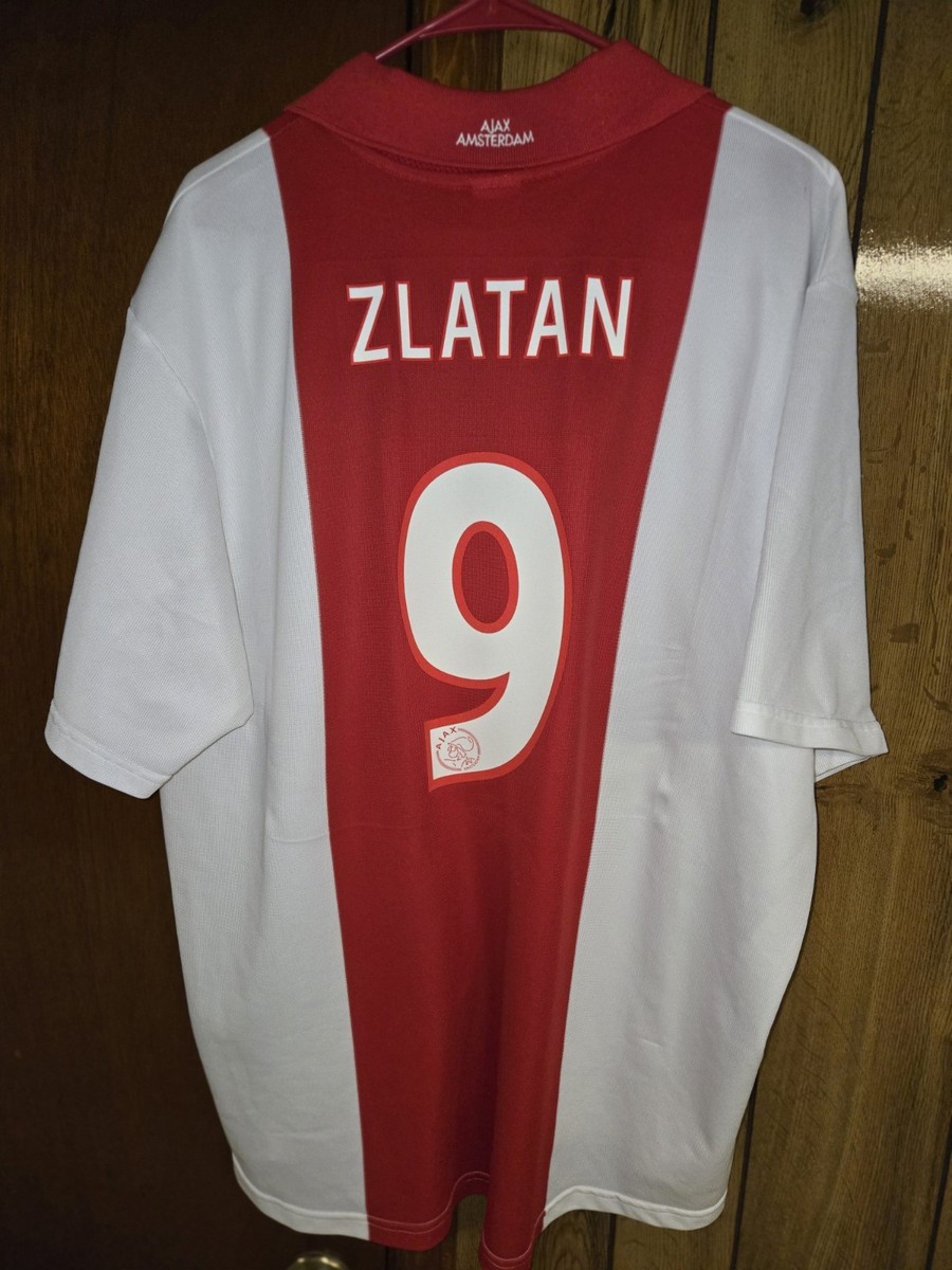 2001-2002 2xl Ibrahimovic Ajax Home Jersey | eBay