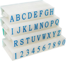 0-9 Number Stamps A-Z Letters Alphabet Stamp Set Letter Stamp for Photo Album Sc