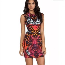 Alexander McQuenn Interlock Kaleidoscope Dress size XL