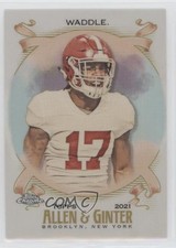2021 Topps Allen & Ginter Chrome Refractor Jaylen Waddle #214 0ps8