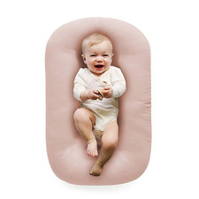 100 Cotton Baby Lounger for Newborn,Baby Play Mat,Tummy Time Mat with Cover for