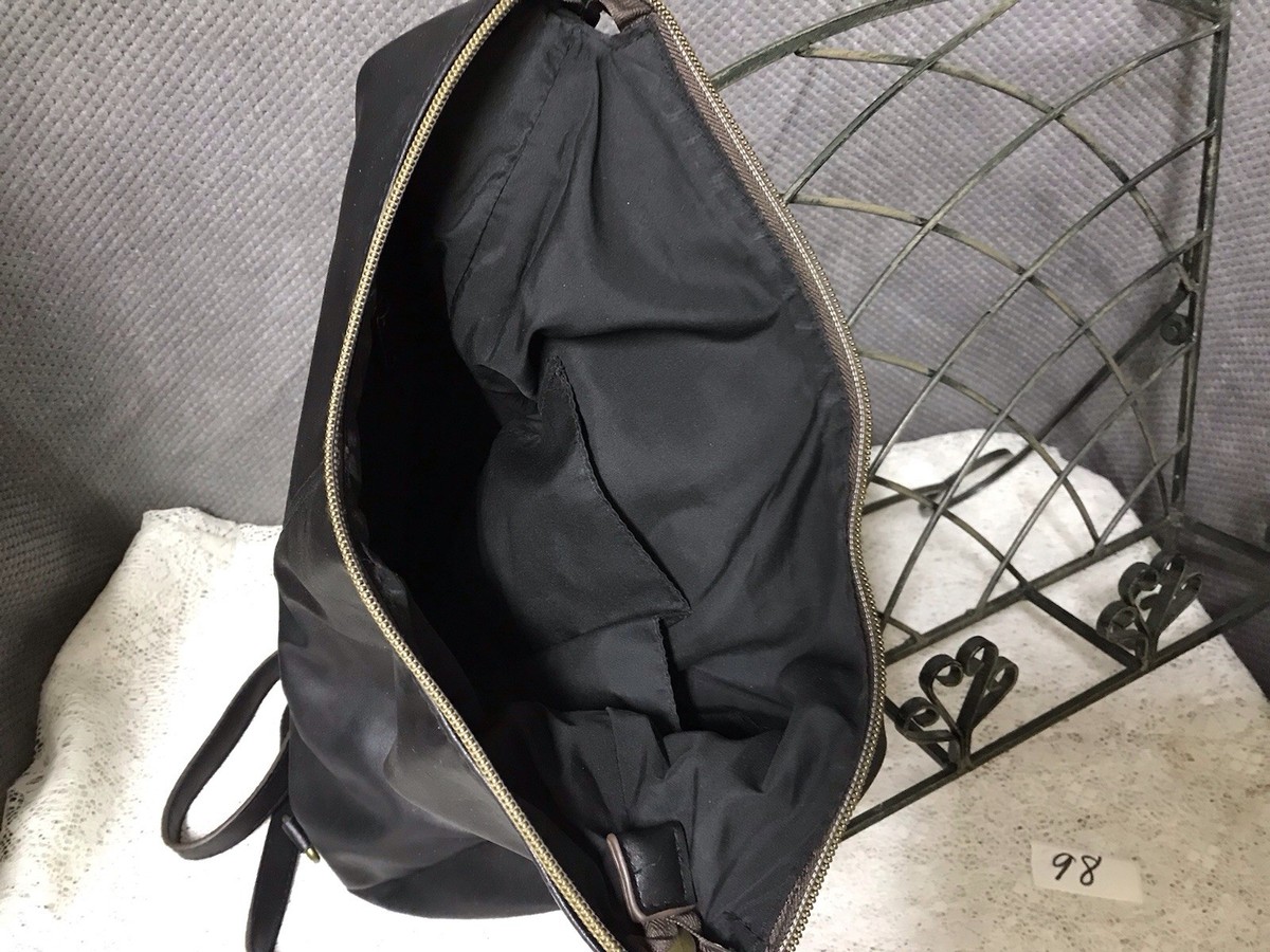 A BIG  BLACK SHOULDER  PURSE#98 View 3