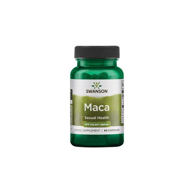 Swanson Maca 500 mg Men's Sexual Health 60 Capsule Bottles 2 Bottles Exp 05/26