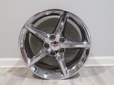 2011-2013 C6 Corvette Base Chrome Front Wheel Rim 18x8.5 OEM