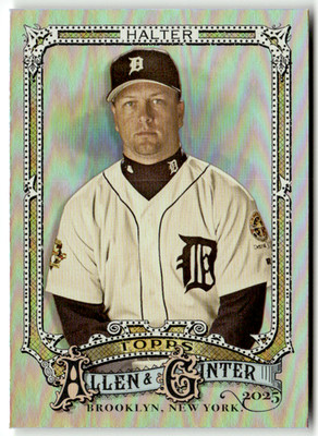 Topps Allen & Ginter MLB 2025 No. 289 Shane Halter Rainbow Holofoil