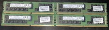Lot of 4 Samsung 32GB DDR4-2933 ECC RDIMM M393A4K40CB2-CVF 128GB Server RAM