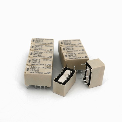 10Pcs OMRON G6S-2 DC 24V PCB Mount 8Pin 2-pole DPDT Mini Signal Relay - Picture 2 of 4