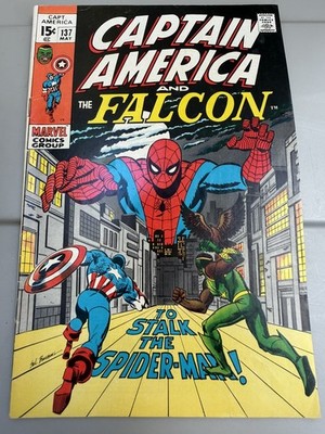 Captain America Falcon #137 Spider-Man Stalk the Spider-Man