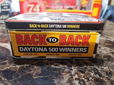 Vintage BACK TO BACK DAYTONA 500 WINNERS Tin See Description For