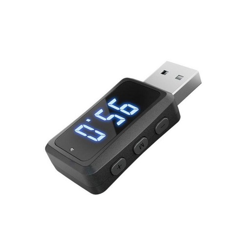 USB Bluetooth 5.3 Wireless Car FM Transmitter Aux Stereo Audio Receiver Adapter - Foto 6 di 14