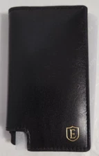 Ekster #EK3-PAR-FBK Parliament Leather Wallet Fortana Black