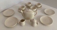 15 PIECE VINTAGE MINATURE TEACUP AND SAUCER SET