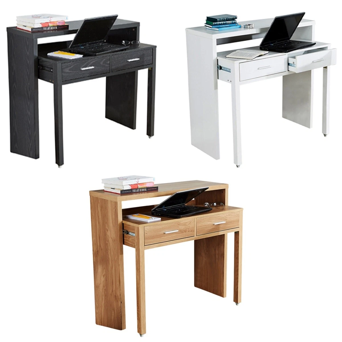 Home Office Desk Extending Hallway Console Table Computer Storage Table Regis