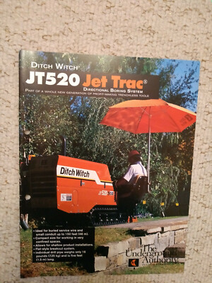 4 prospekte ditch witch Bohrsysteme Jet Trac JT 520 JT 2720 .JT 4020 subsite TMS