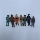 Lot of 7 Late 70’s Kenner Star wars Figures Luke Chewbacca Boba Fett Heavy Play