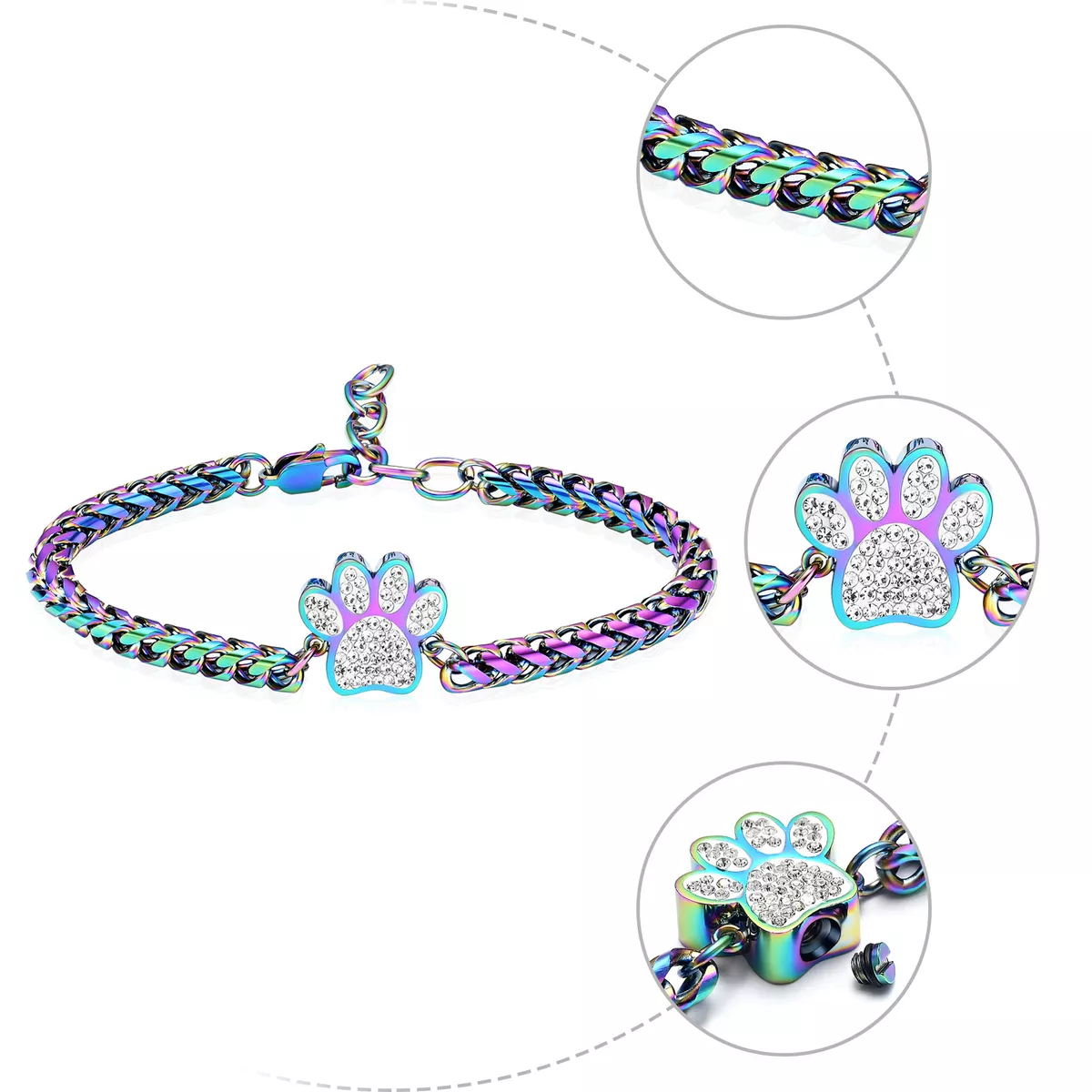 Dog urn bracelet deals