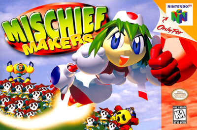 Mischief Makers BOX ART Nintendo 64 N64 Premium POSTER MADE IN USA