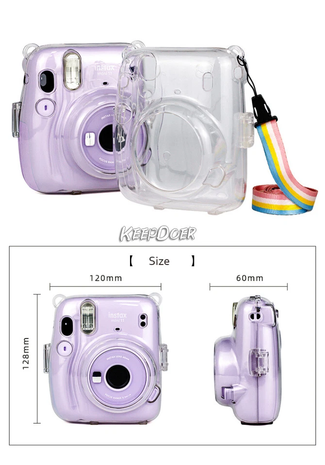 Camera Bag Case Protect Cover Shell Strap For Fujifilm Instant Instax Mini11 - Image 2 of 4