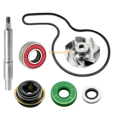 Water Pump Kit Aluminum Impeller W/ Shaft for Polaris Sportsman 600 700 800 MV7